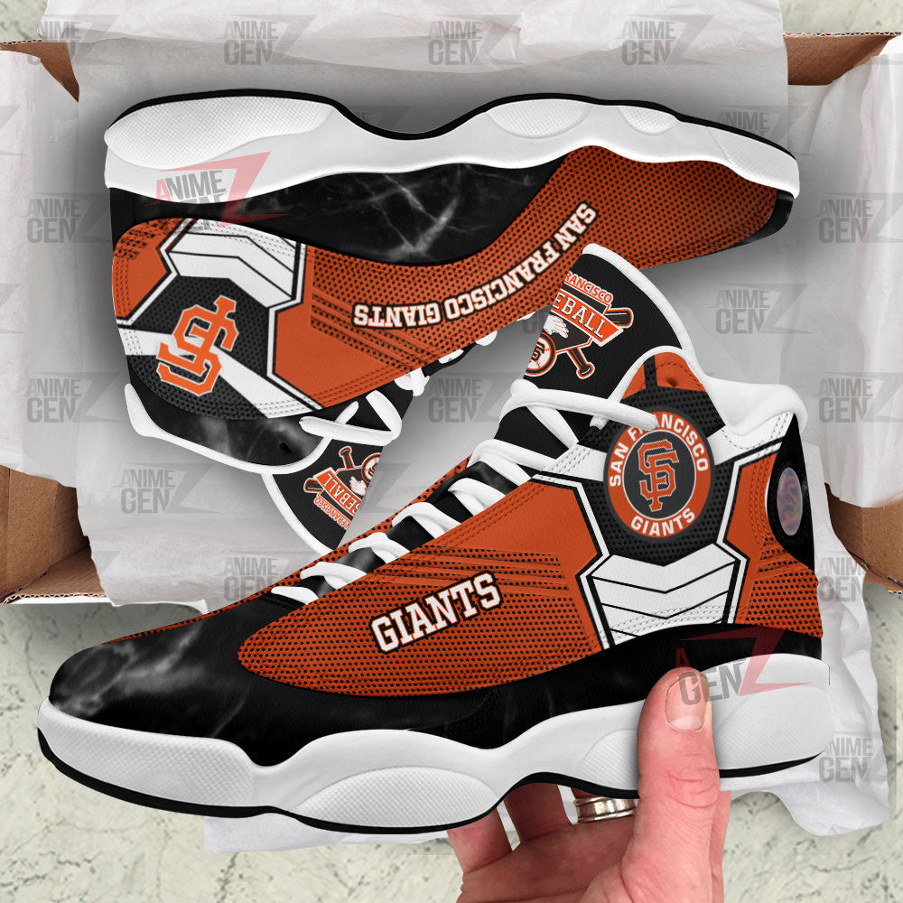 San Francisco Giants Air Jordan 13 Sneakers MLB Baseball Custom Sports Shoes