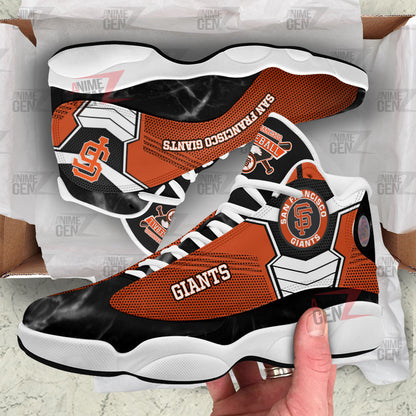 San Francisco Giants Air Jordan 13 Sneakers MLB Baseball Custom Sports Shoes