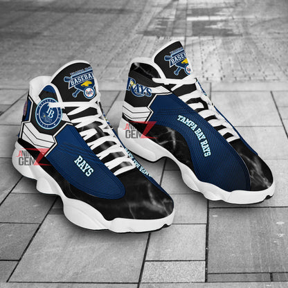 Tampa Bay Rays Air Jordan 13 Sneakers MLB Baseball Custom Sports Shoes