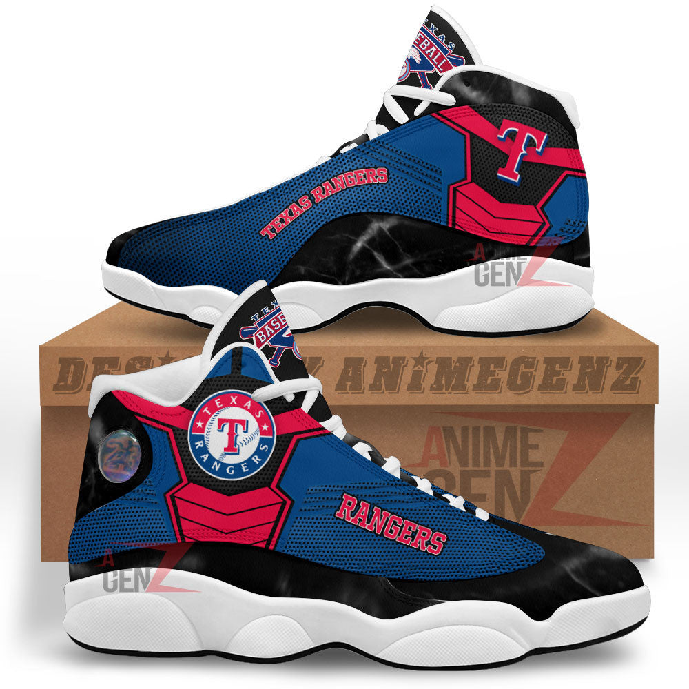 Texas Rangers Air Jordan 13 Sneakers MLB Baseball Custom Sports Shoes