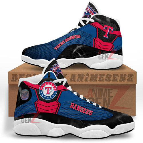 Texas Rangers Air Jordan 13 Sneakers MLB Baseball Custom Sports Shoes