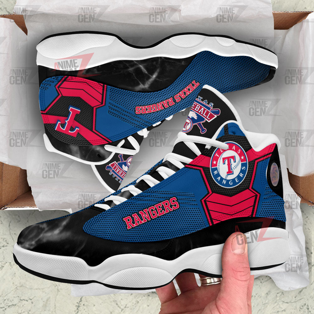 Texas Rangers Air Jordan 13 Sneakers MLB Baseball Custom Sports Shoes