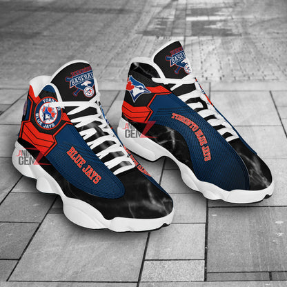 Toronto Blue Jays Air Jordan 13 Sneakers MLB Baseball Custom Sports Shoes