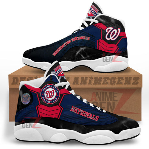 Washington Nationals Air Jordan 13 Sneakers MLB Baseball Custom Sports Shoes