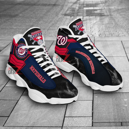 Washington Nationals Air Jordan 13 Sneakers MLB Baseball Custom Sports Shoes
