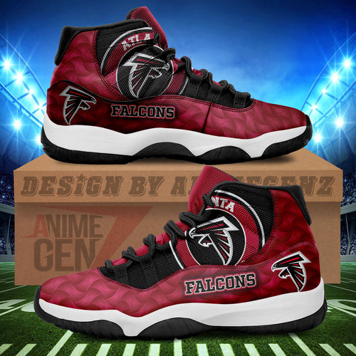 Atlanta Falcons Air Jordan 11 Sneakers NFL Custom Sport Shoes