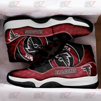 Atlanta Falcons Air Jordan 11 Sneakers NFL Custom Sport Shoes