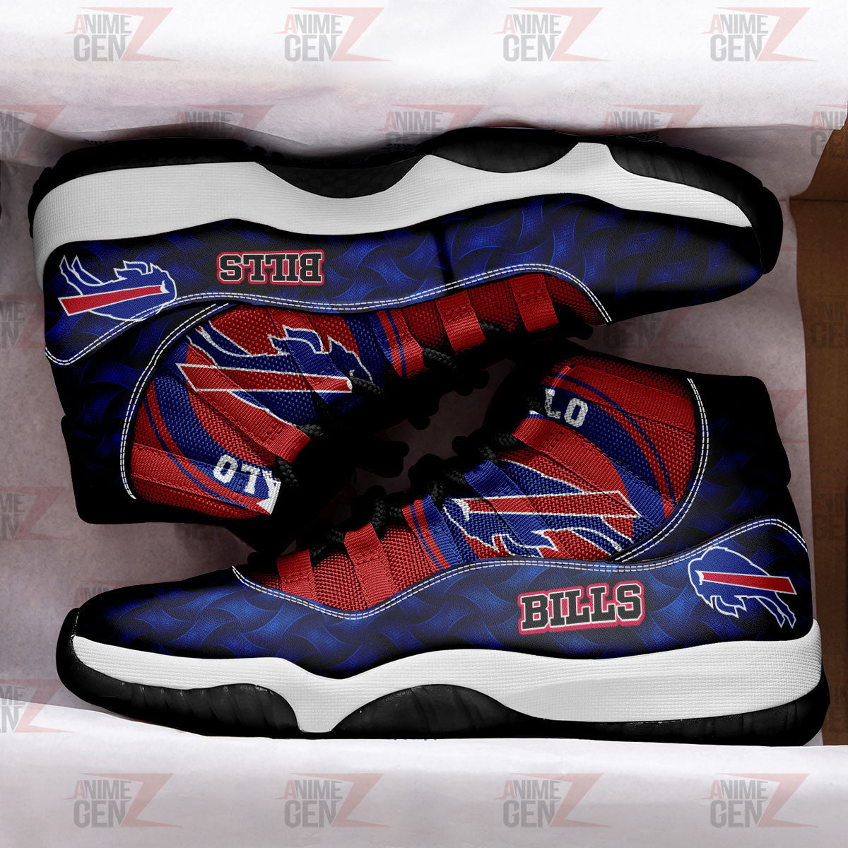 Buffalo Bills Air Jordan 11 Sneakers NFL Custom Sport Shoes