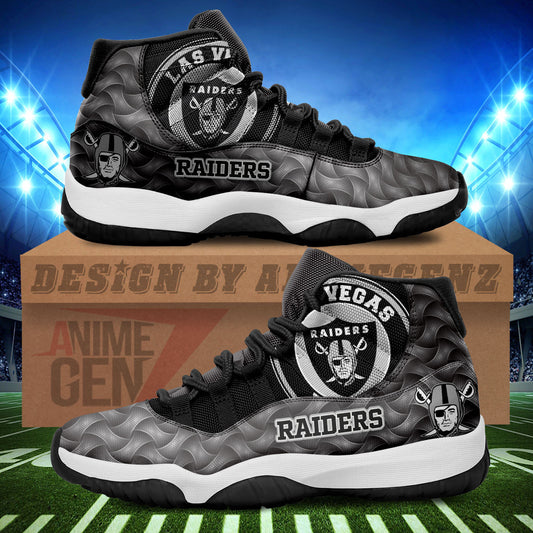 Las Vegas Raiders Air Jordan 11 Sneakers NFL Custom Sport Shoes