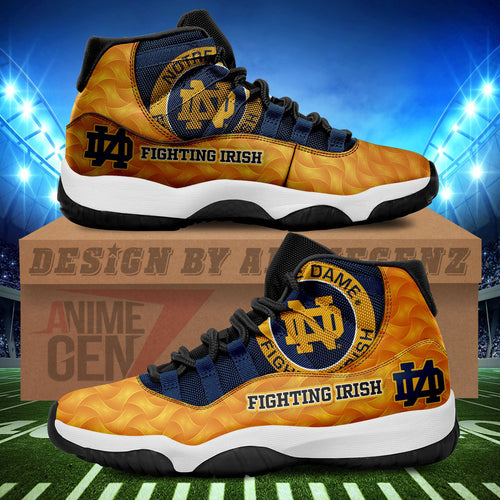 Notre Dame Fighting Irish Air Jordan 11 Sneakers NFL Custom Sport Shoes