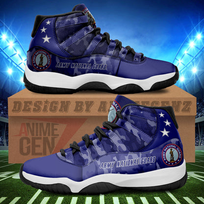 Army National Guard Air Jordan 11 US Armed Force Custom Shoes