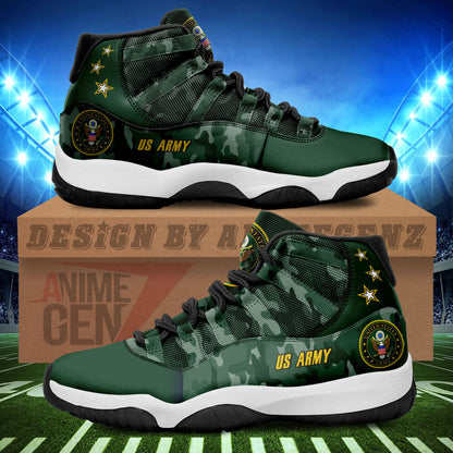 US Army Air Jordan 11 US Armed Force Custom Shoes