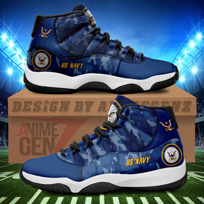 US Navy Air Jordan 11 US Armed Force Custom Shoes