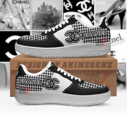 Chanel Air Force Sneakers Custom Fashion Brand Shoes
