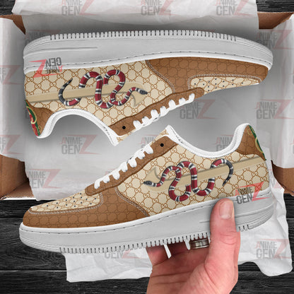 Gucci Air Force Sneakers Custom Fashion Brand Shoes