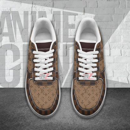 Louis Vuitton Air Force Sneakers Custom Fashion Brand Shoes